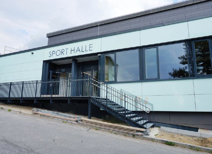 Eine gelungene neue Sportstätte; die Dreifachturnhalle in Freyung (Foto: MuW/k.krückl)